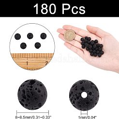 Natural Lava Rock Beads&nbsp;G-NB0001-02