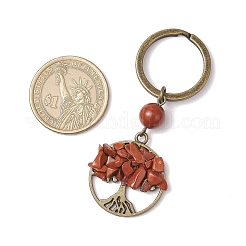 7Pcs Natural Gemstone Keychains&nbsp;KEYC-JKC01222