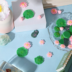 35Pcs 7 Styles Resin Artificial Aquatic Plant Ornament&nbsp;AJEW-CA0005-01