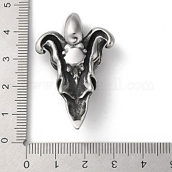 304 Stainless Steel Pendants&nbsp;STAS-D014-15AS