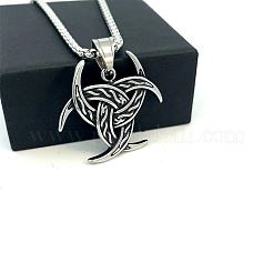 European 304 Stainless Steel Viking Trinity Knot Pendant Necklaces&nbsp;ND3231