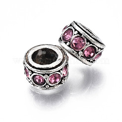 Alloy Rhinestone European Beads&nbsp;MPDL-Q212-001H-RS