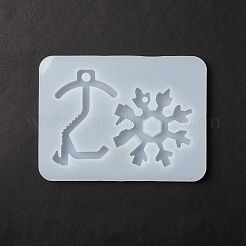 Key & Snowflake Shape DIY Pendant Silicone Molds&nbsp;LS-DIY-F114-17
