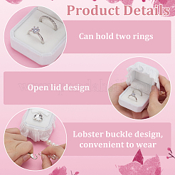 Polyester Pet Dog Wedding Ring Displays&nbsp;AJEW-WH0460-074P-02