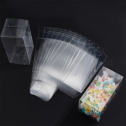 24Pcs Rectangle Transparent Plastic PVC Box Gift Packaging&nbsp;CON-NB0002-15B