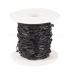 304 Stainless Steel Paperclip Chains&nbsp;STAS-K209-07EB