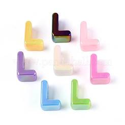 UV Plating Opaque Acrylic European Beads&nbsp;OACR-M027-03L