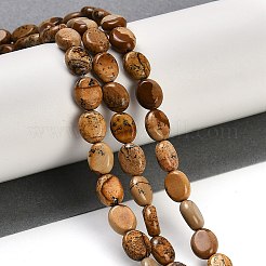 Natural Picture Jasper Beads Strands&nbsp;G-M420-D14-01