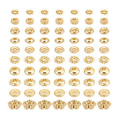 200Pcs 10 Styles Rack Plating Alloy Spacer Beads&nbsp;FIND-PH0020-98