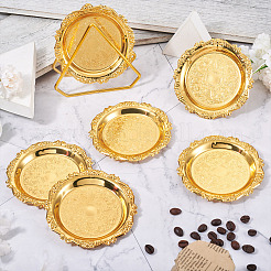 6Pcs Iron Tray&nbsp;AJEW-MB0001-17