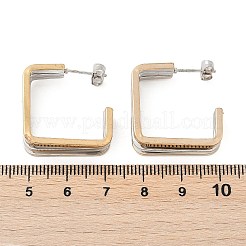 304 Stainless Steel Stud Earrings&nbsp;EJEW-M070-21PG-02