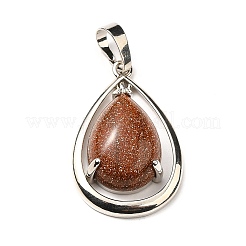 Synthetic Goldstone Pendants&nbsp;G-B033-04P-18