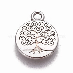 Tibetan Style Alloy Pendants&nbsp;X-TIBEP-ZN11609-AS