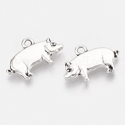 Tibetan Style Alloy Pendants&nbsp;X-TIBEP-T052-12AS-RS