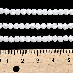Electroplate Opaque Glass Beads Strands&nbsp;EGLA-A035-P4mm-A01
