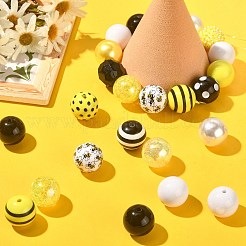 Opaque Acrylic Beads Set&nbsp;MACR-CJC0001-13A-02
