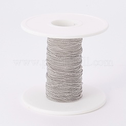Tarnish Resistant 304 Stainless Steel Curb Chains&nbsp;CHS-F003-12P-A