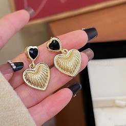 Valentine's Day Alloy & Rhinestone Dangle Stud Earrings&nbsp;WGCDCE2-01