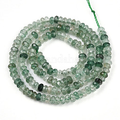 Natural Green Strawberry Quartz Beads Strands&nbsp;G-T141-40
