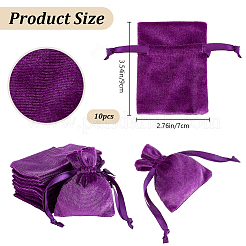 10Pcs Velvet Storage Bags&nbsp;TP-BBC0001-12B-03