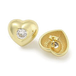Brass Micro Pave Cubic Zirconia Stud Earrings for Women&nbsp;EJEW-E312-01D-G