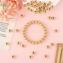 60Pcs Rack Plating Brass Beads&nbsp;KK-PA0001-03E-G