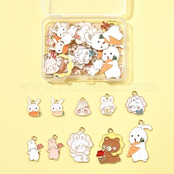 40Pcs Alloy Enamel Pendants&nbsp;ENAM-FS0002-40