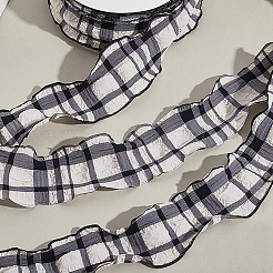 1 Roll Polyester Ruffled Ribbon&nbsp;SRIB-CY0001-14G