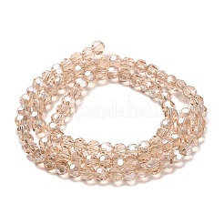 Transparent Glass Beads&nbsp;EGLA-A035-T4mm-B22