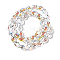 Faceted Glass Beads Strands&nbsp;EGLA-E030-01F