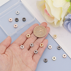 16Pcs 8 Colors Brass Spacer Beads&nbsp;KK-CA0002-49