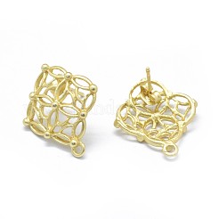 Alloy Stud Earring Findings&nbsp;PALLOY-F255-08MLG