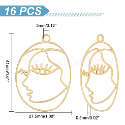 Brass Pendants&nbsp;KK-DC0001-57