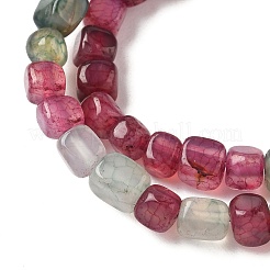 Natural Dragon Veins Agate(Dyed & Heated) Beads Strands&nbsp;G-G177-E16-03