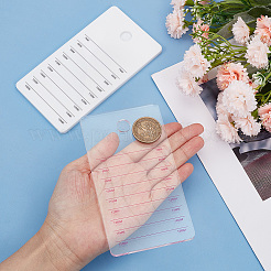 2Pcs 2 Colors Acrylic False Eyelashes Display Board&nbsp;AJEW-GO0001-31