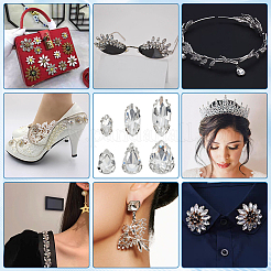 180Pcs Sew on Rhinestone&nbsp;RGLA-FG0001-29