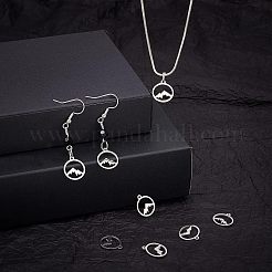 30Pcs 201 Stainless Steel Charms&nbsp;STAS-UN0034-41