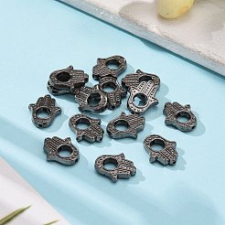 Tibetan Style Alloy Bead Frames&nbsp;X-TIBEB-A123963-B-LF