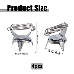 Stainless Steel Fingertip Glaze Clip&nbsp;TOOL-WH0005-47