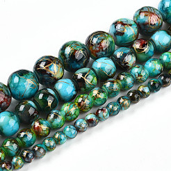 Baking Paint Glass Beads&nbsp;X1-DGLA-N003-10mm-B08