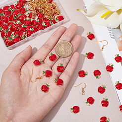 Apple Drop Earring Making Kit&nbsp;DIY-CA0003-77