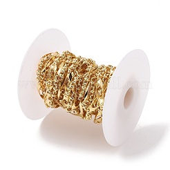 Brass Oval & Knot Link Chains&nbsp;CHC-K013-12G