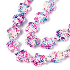 Synthetic Turquoise Dyed Beads Strands&nbsp;G-P507-05C