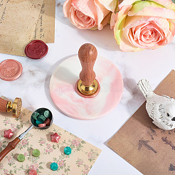 Marble Pattern Porcelain Wax Seal Mats&nbsp;AJEW-WH20007-82B-03