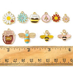 20Pcs 10 Styles Alloy Enamel Charms&nbsp;ENAM-FS0001-79