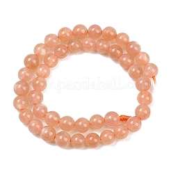 Natural Sunstone Beads Strands&nbsp;G-G342-A01-4.5mm