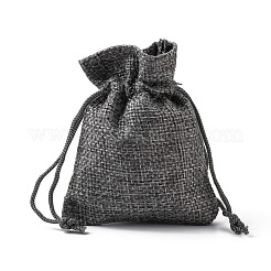 Burlap Packing Pouches Drawstring Bags&nbsp;ABAG-Q050-7x9-04