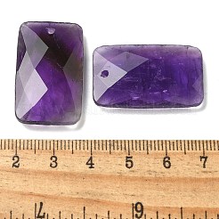 Natural Amethyst Pendants&nbsp;G-Z071-04J