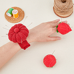 1Pc Cotton Corduroy Pumpkin Needle Holder Pillow&nbsp;DIY-HY0001-58