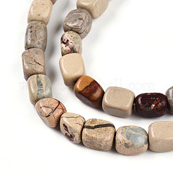 Natural Shoushan Stone Beads Strands&nbsp;G-N346-04A-07